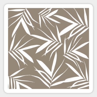 brown leaves decor Magnet